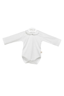 Body with piqu&eacute; collar - white spots 3m