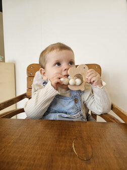 Eco Friendly Wooden Rabbit Teether