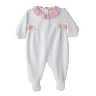 Velours small pink vichy pyama 1m