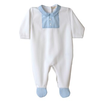 Velours small blue vichy pyama 1m