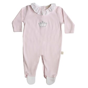 Cotton pink crown pyama 1m