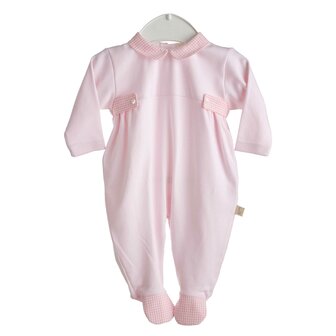 Cotton pink vichy pyama 1m