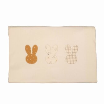 Bunny cotton blanket ivory 77x92cm