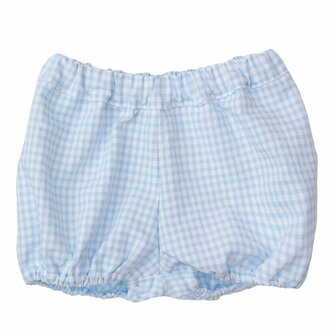 Short blue vichy 6m