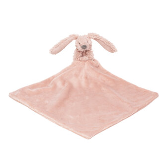 Mini Old Pink Rabbit Richie with blanket