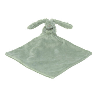 Mini Green Rabbit Richie with blanket