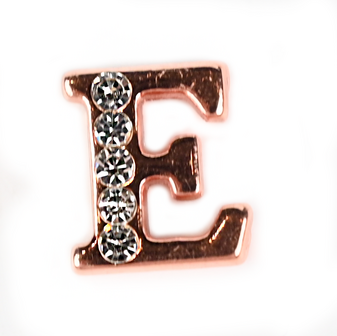 AB - E. rose color w. stones on one side