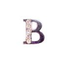 Letter-8mm-Rhinestones-B