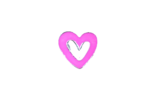 Charm-8mm-Heart-fuschia